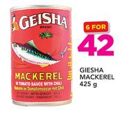 Giesha Mackerel-6X425gm