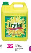 Frytol 100 Pure Vegetable Oil-5Ltr
