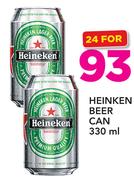 Heinken Beer Can-24x330ml