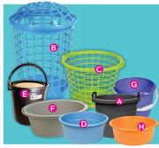 20Ltr Bucket With Lid Black