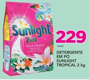 Detergente Em pó Sunlight Tropical-2kg