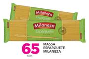 Massa Esparguete milaneza-cada