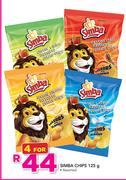 Simba Chips Assorted-4x125g