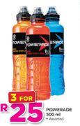 Powerade Assorted-3x500ml