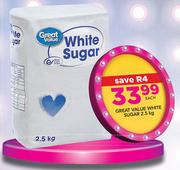 Great value White Sugar-2.5Kg