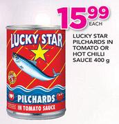 Lucky Star Pilchards In Tomato Or Hot Chilli Sauce-400g Each