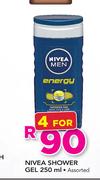 Nivea Shower Gel-4 x 250ml