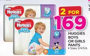 Huggies Boys Or Girls Pants-For 2