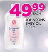 Johnsons baby Oil-500ml 