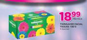 Twinsaver Facial Tissues-180's Per Pack