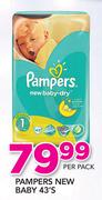 Pampers New Baby-43's Per Pack