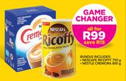 Nescafe Ricoffy 750g And Nestle Cremora 800g Bundle
