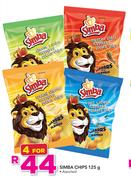 Simba Chips Assorted-4x125g