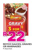 Royco Sauces, Gravies Or Marinades-For Any 3