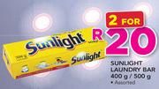 Sunlight Laundry Bar-2x400/500g