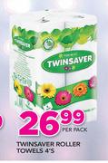 Twinsaver Roller Towels-4's Per Pack
