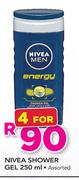 Nivea Shower Gel-4x250ml