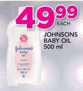 Johnsons Baby Oil-500ml