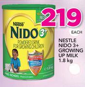 Nestle Nido 3+ Growing Up Milk-1.8Kg