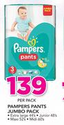 Pampers Pants Jumbo Pack-Per Pack