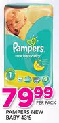 Pampers New Baby-43's Per Pack