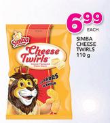 Simba Cheese Twirls-110g Each