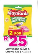 Maynards Gums & Chews-2 x 125g