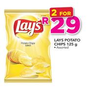 Lays Potato Chips-2 x 125g 