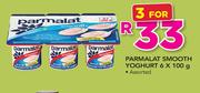 Parmalat Smooth Yoghurt-3 x 6 x 100g