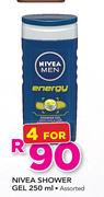Nivea Shower Gel-4 x 250ml