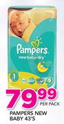 Pampers New Baby-43's Per Pack 