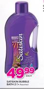 Satiskin Bubble Bath-2Ltr Each