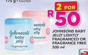 Johnsons Baby Jelly Lightly Fragranced Or Fragrance Free-2 x 500ml