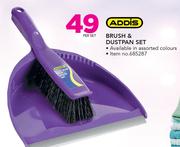 Addis Brush & Dustpan Set-Per Set