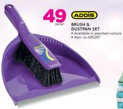 Addis Brush & Dustpan Set-Per Set