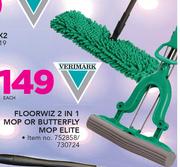 Verimark Floorwiz 2 In 1 Mop Or Butterfly Mop Elite-Each