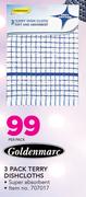 Goldenmarc 3 Pack Terry Dishclothes-Per Pack