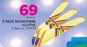 5 Pack Microfibre Cloths-Per Pack