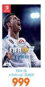 Nintendo FIFA 18