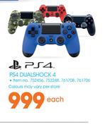 PS4 Dual Shock 4-Each
