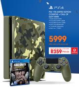 PS4 1TB Limited Edition Console + Call Of Duty WWII