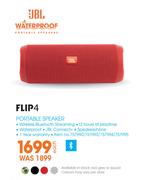 JBL Flip 4 Portable Speaker