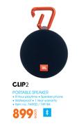 JBL Clip 2 Portable Speaker