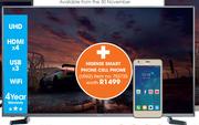 Hisense 50" Smart UHD 50M5010 + Hisense Smart Phone Cell Phone U962-On My Gig 3