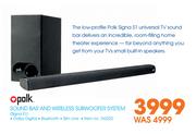 Polk Sound Bar And Wireless Subwoofer System Signa S1