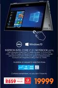 Dell Windows 10 Inspiron Intel Core i7 2-1 Notebook