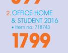 1Microsoft Office Home & Student 2016
