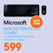 Microsoft Wireless Desktop Combo