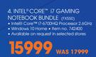 Asus Intel Core i7 Gaming Notebook Bundle(FX550)