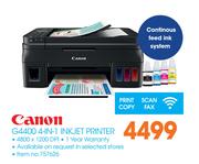 Canon G4400 4-In-1 Inkjet Printer